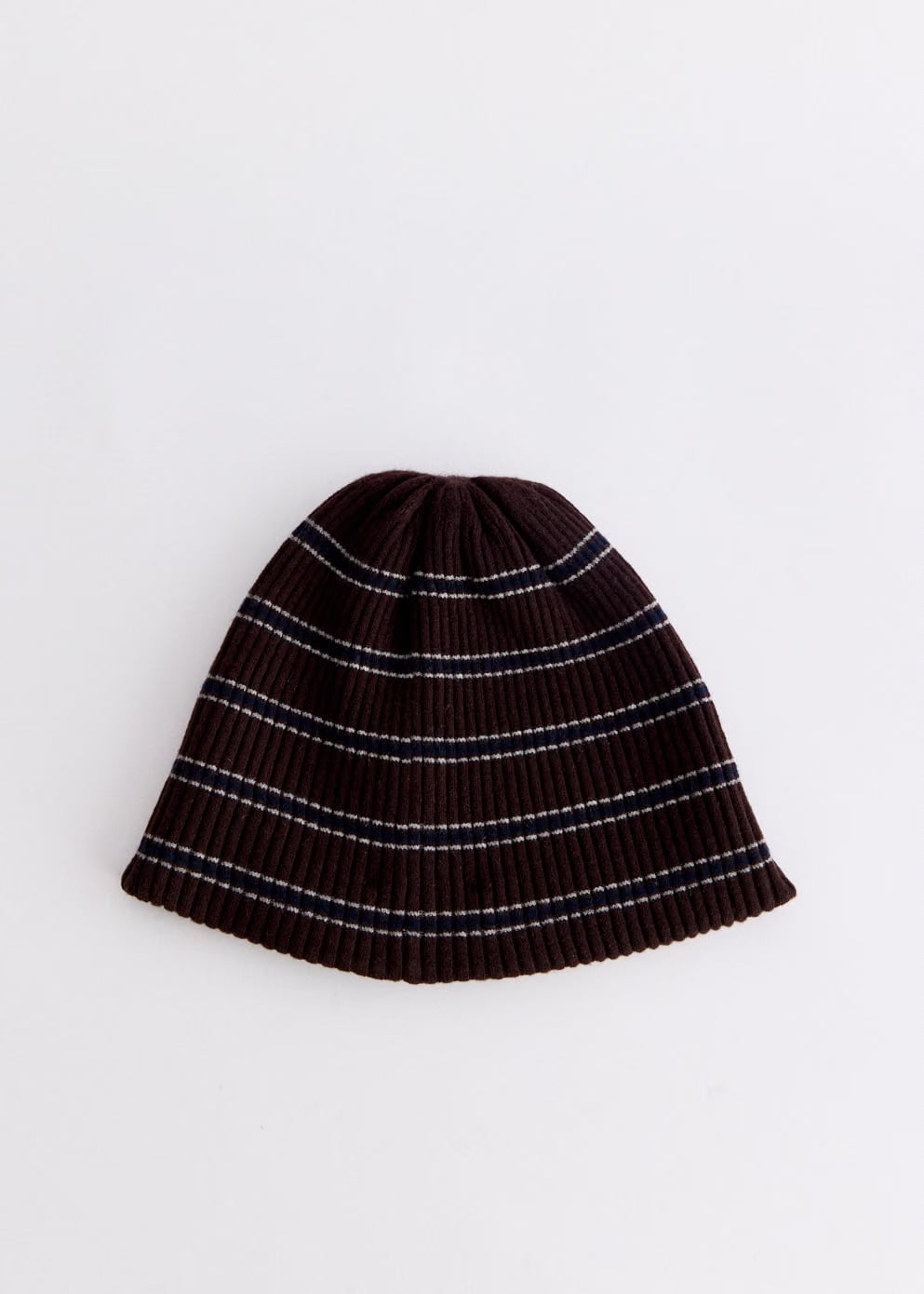 Low Classic Merino Cashmere Blended Stripe Beanie