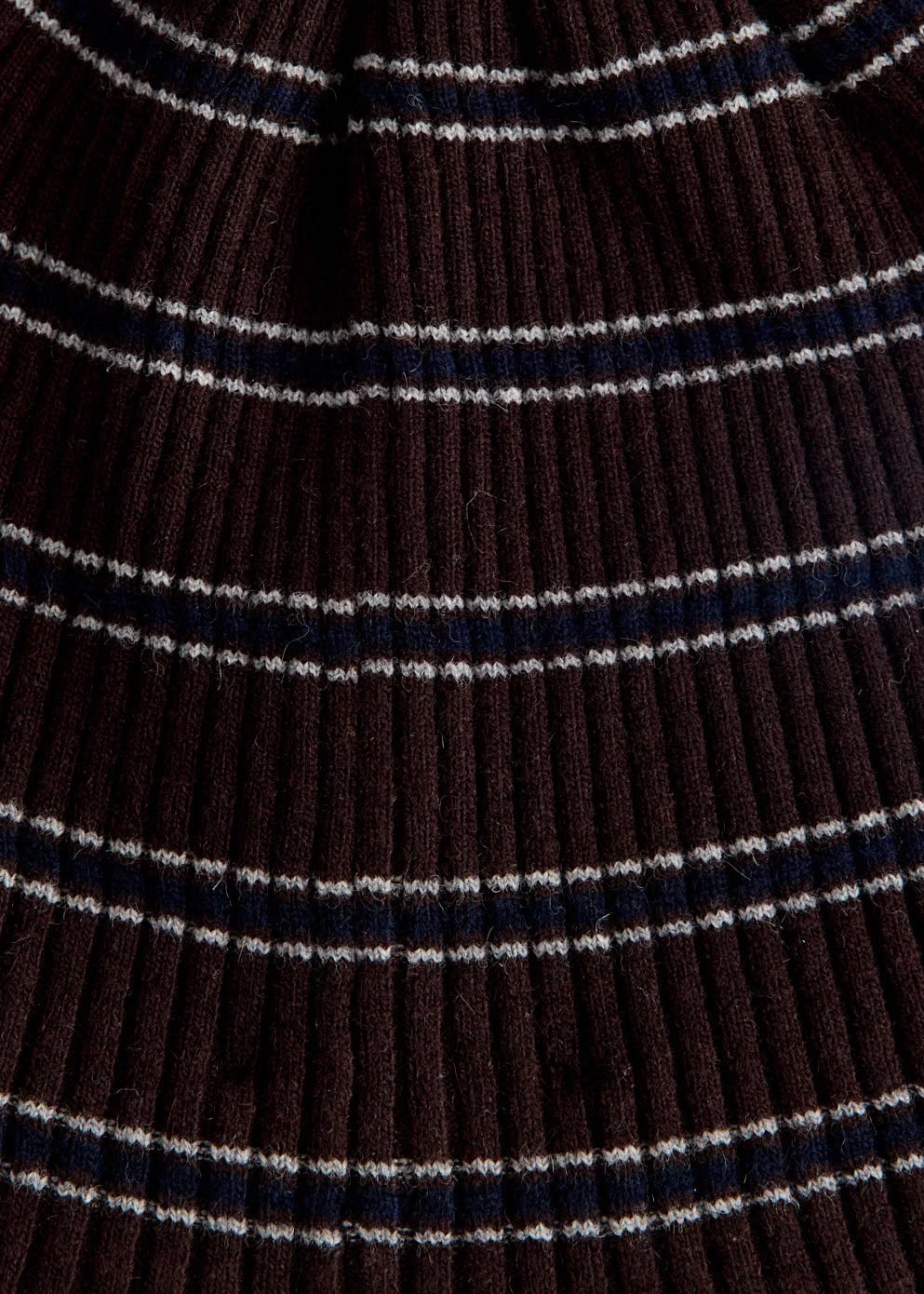 Low Classic Merino Cashmere Blended Stripe Beanie