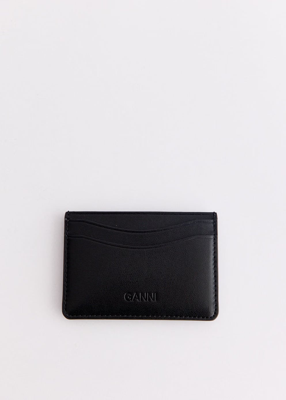 GANNI Bou Card Holder Hearts studs