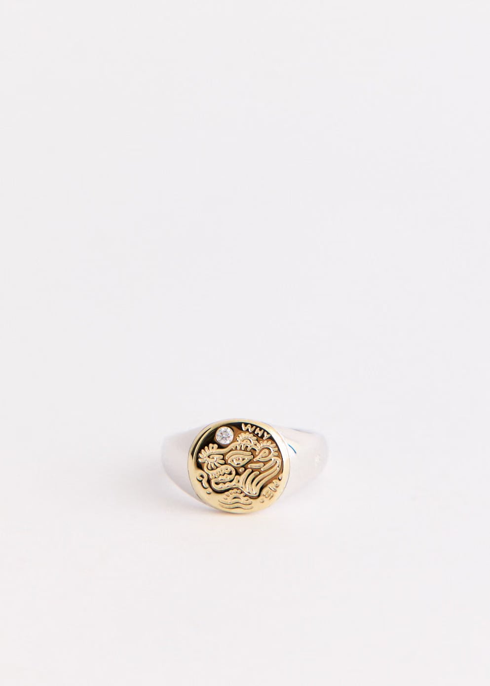 Tom Wood Why Me Ring Gold