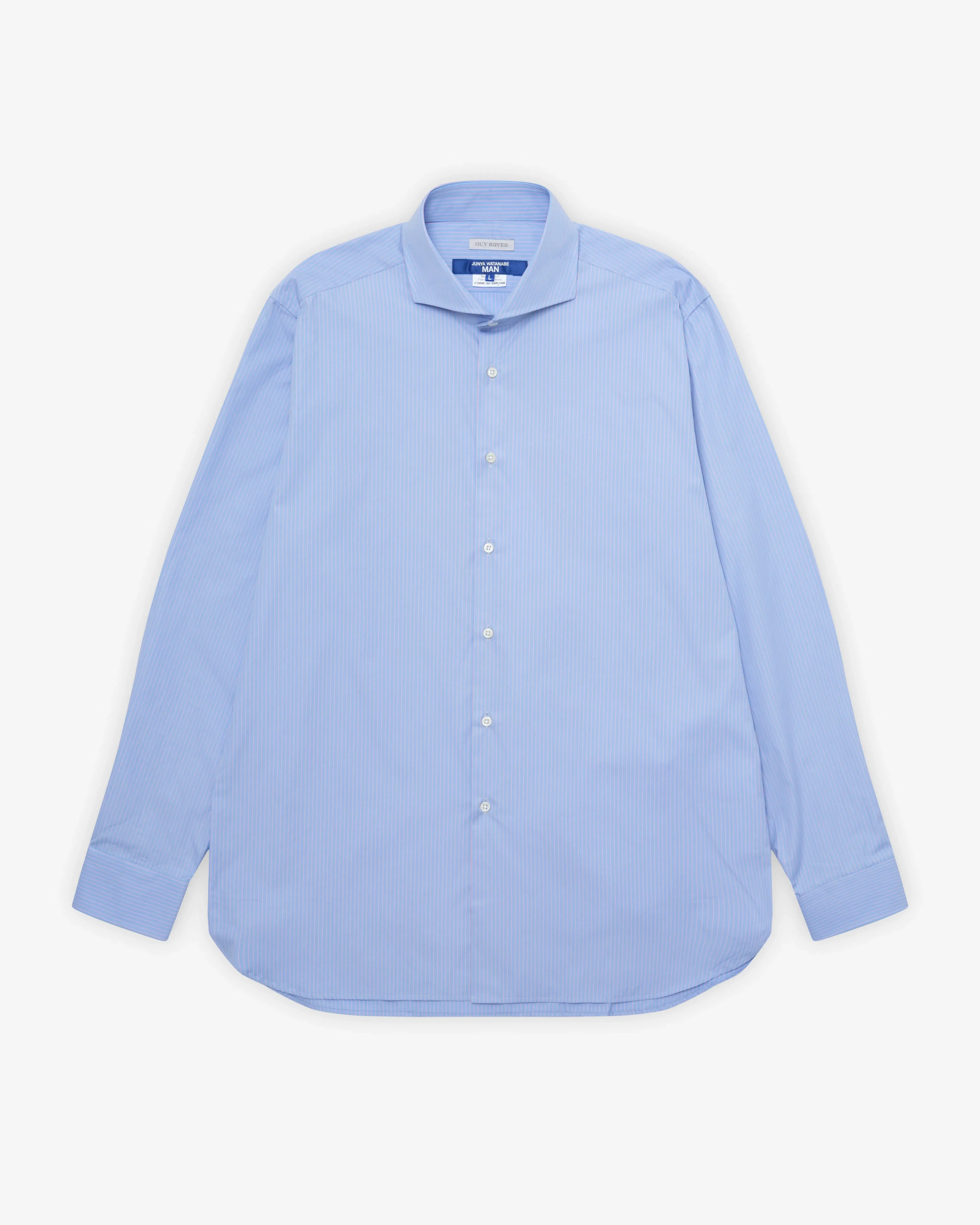 Junya Watanabe Man - Men's Guy Rover Stripe Long Sleeve Shirt - (Blue)