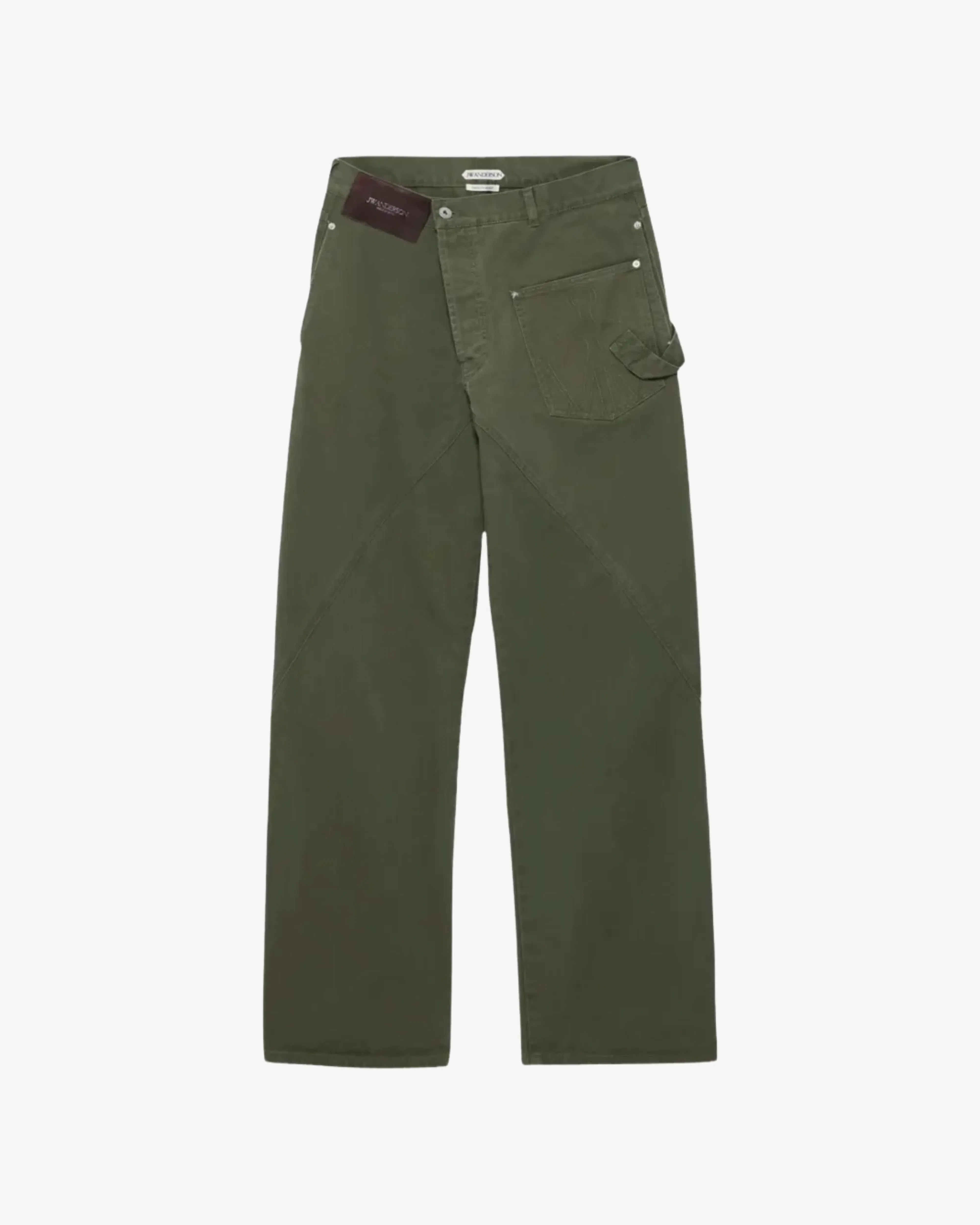 JW Anderson J.W. Anderson - Men's Twisted Workwear Jeans - (Green)