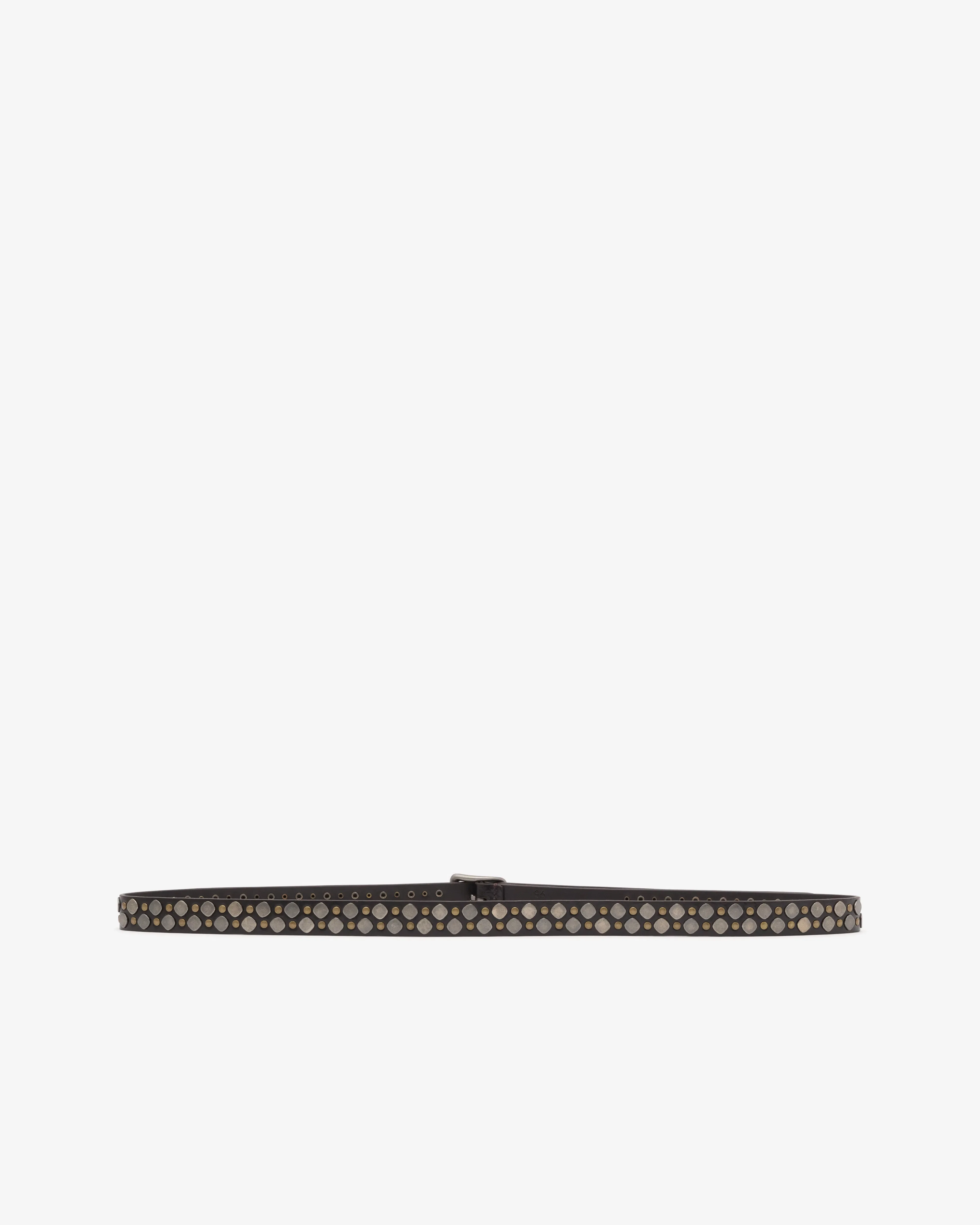 Lemaire - Women's Rio Studs Belt 20 - (Dark Brown)