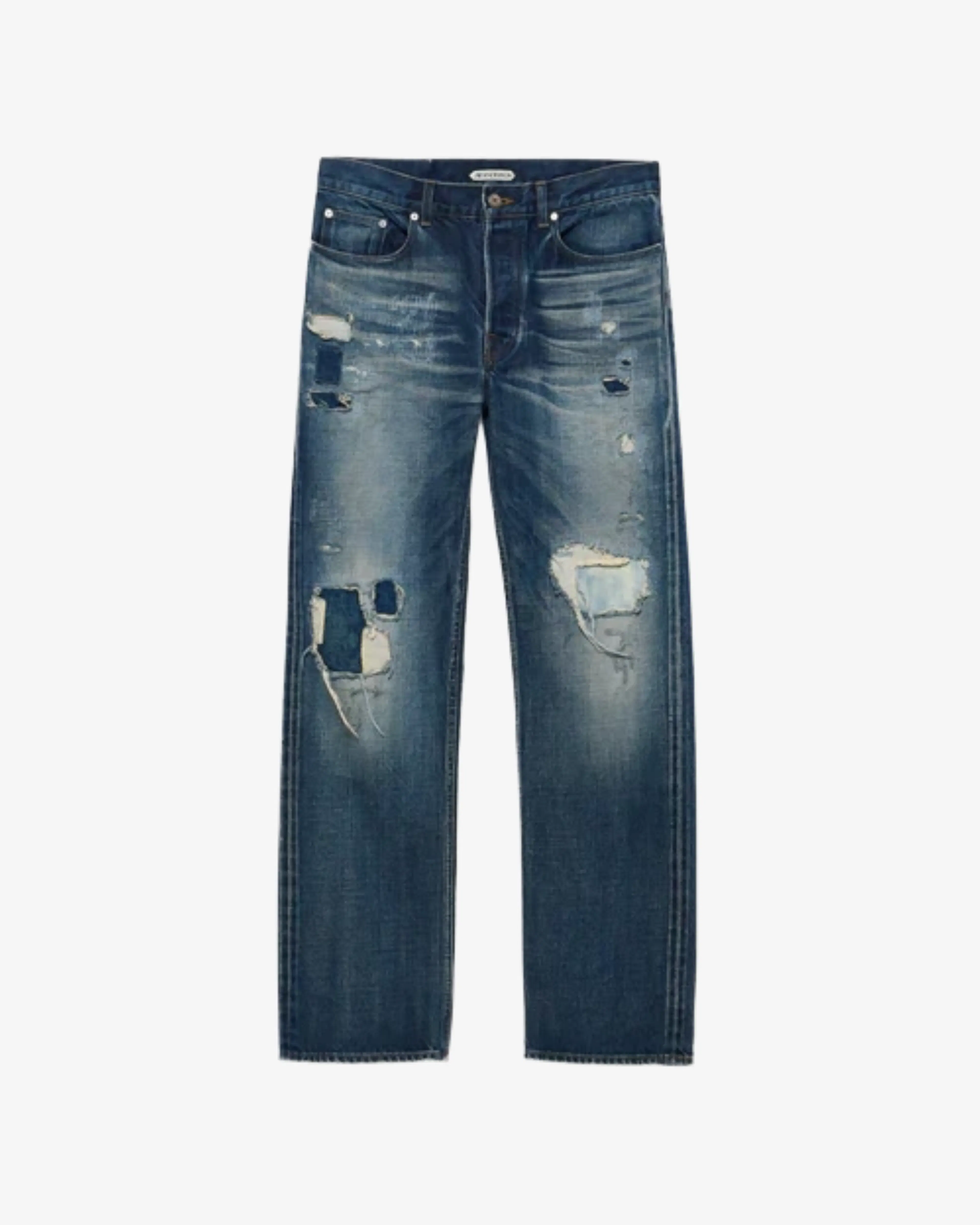 JW Anderson J.W. Anderson - Men's Straight Leg Jeans - (Dark Blue738)