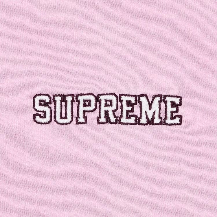 Supreme State Zip Up Hoodie Pink