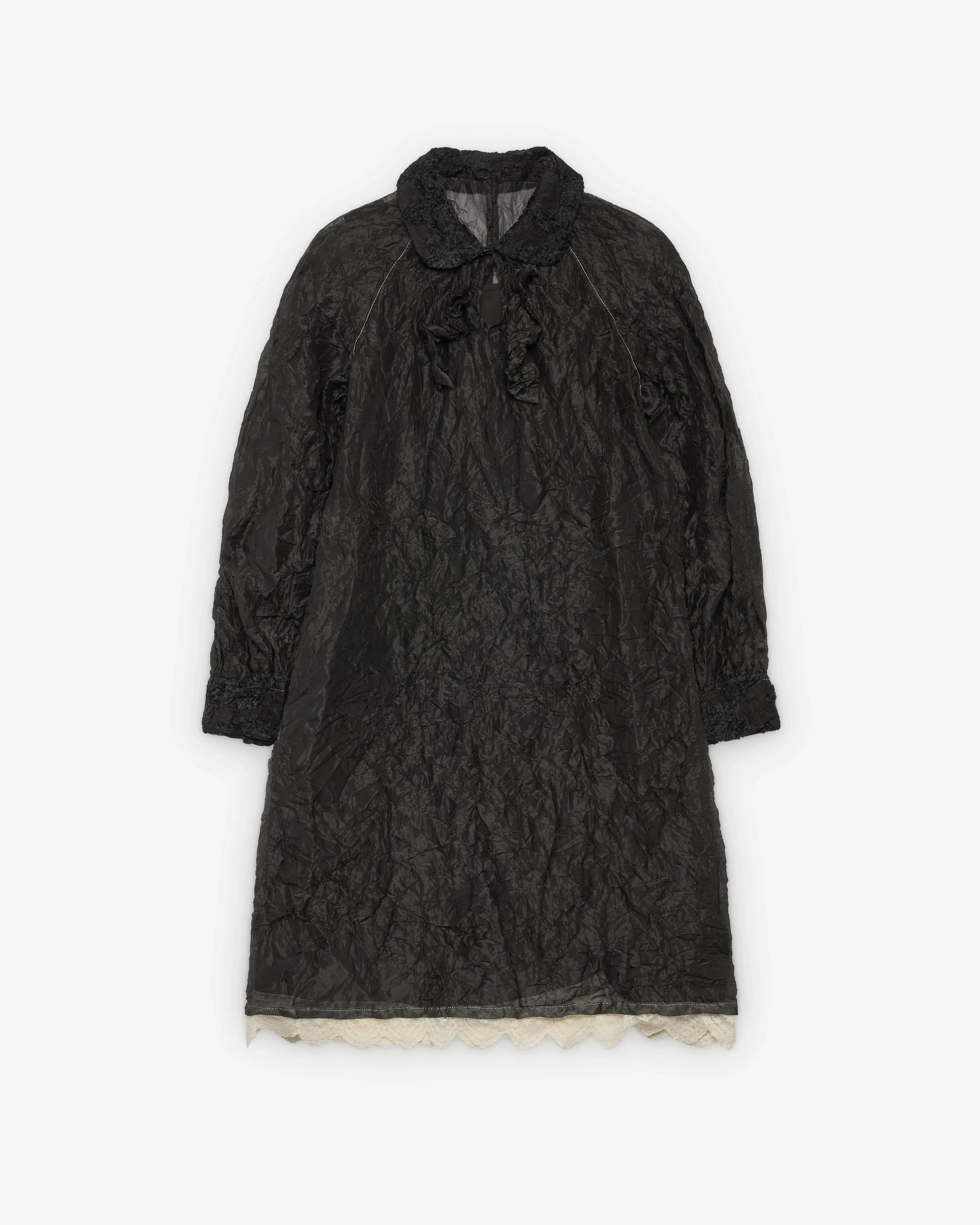 RENLI SU - Women's Crinkled Dress - (Black)