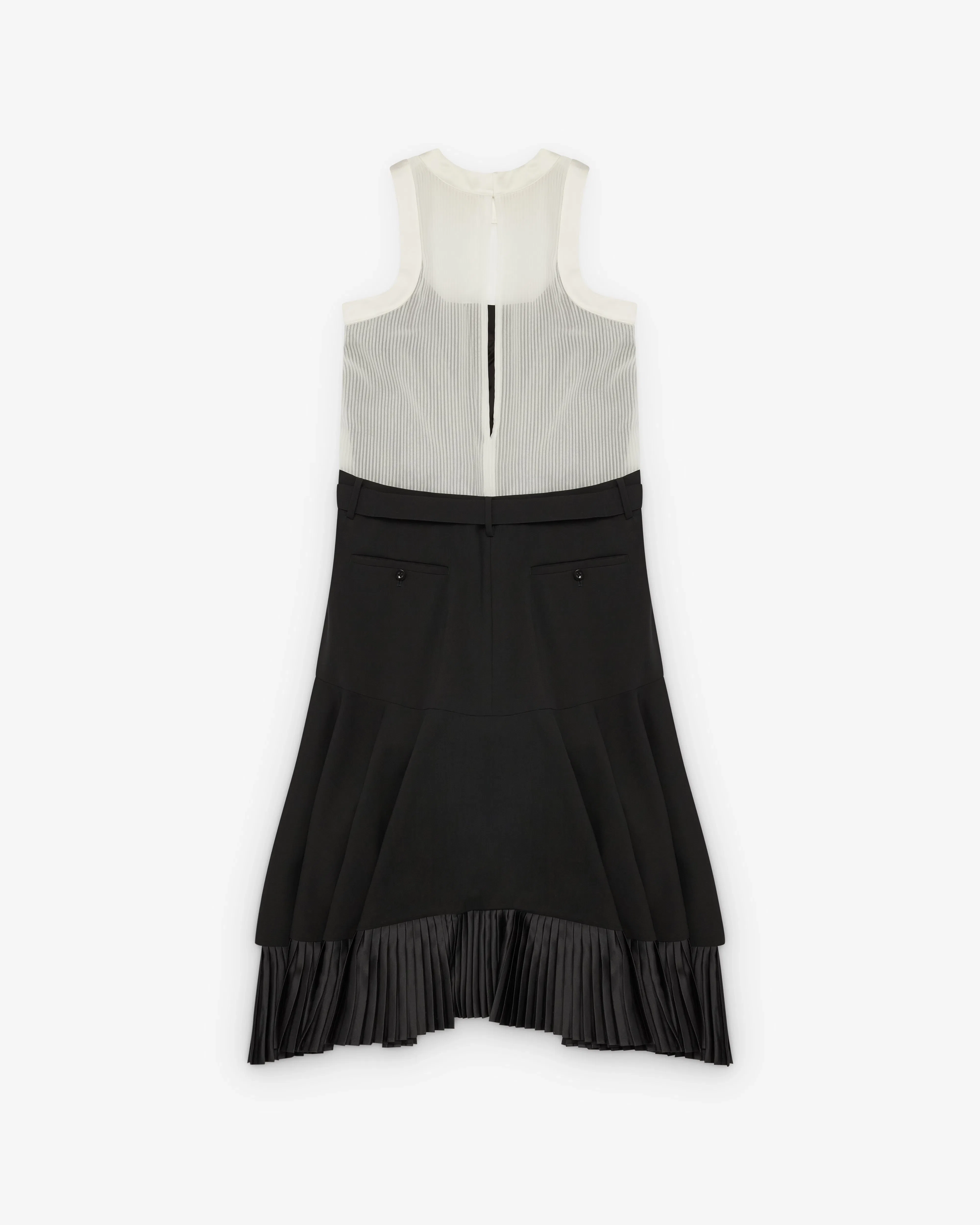 SACAI - Women's Sleeveless Dress - (White004)