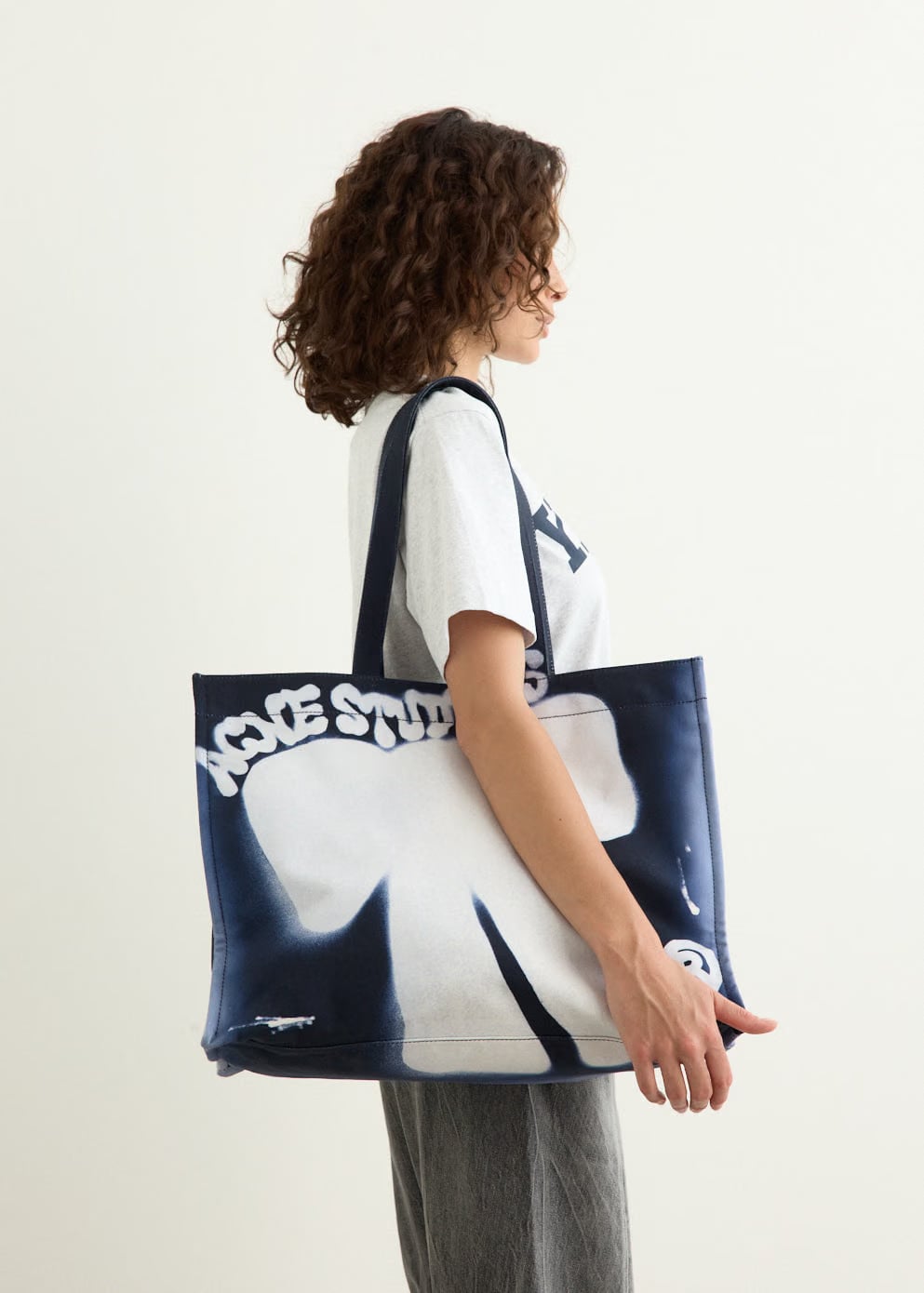 Acne Studios Logo Shopper Tote Bag