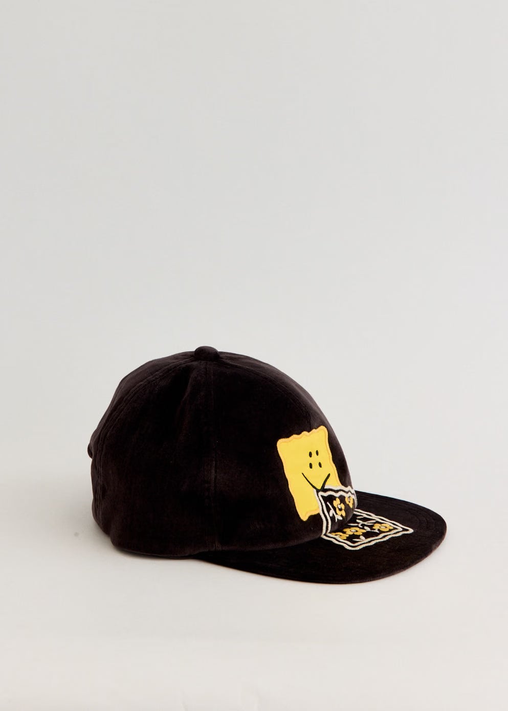 KAPITAL Velveteen Baseball Cap (PECKISH RAINBOWY)