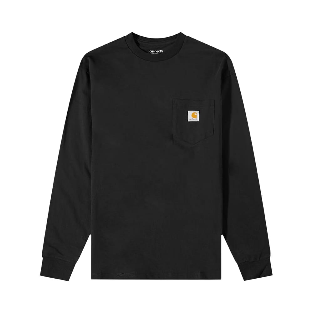 Carhartt WIP Long-Sleeve Pocket T-Shirt Black
