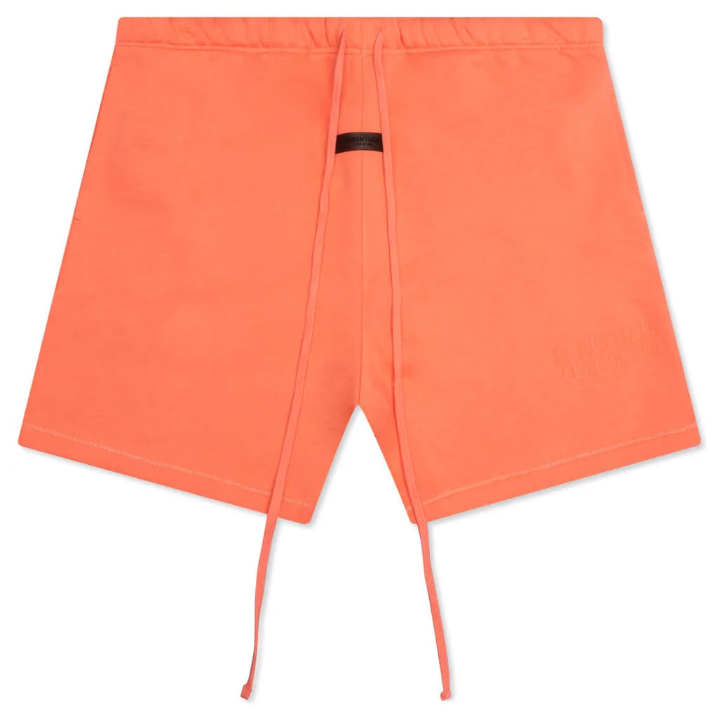 Fear Of God Essentials Bundle Completo Tee + Sweatshorts Coral