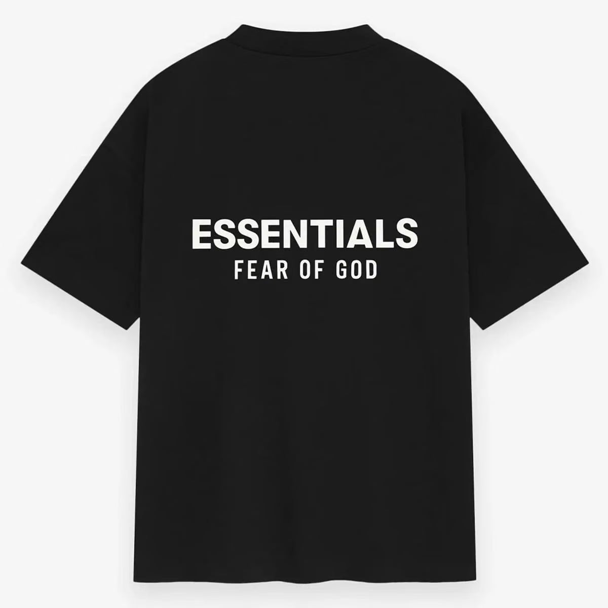 Fear Of God Essentials Bundle Completo Classic Tee + Sweatshorts Jet Black