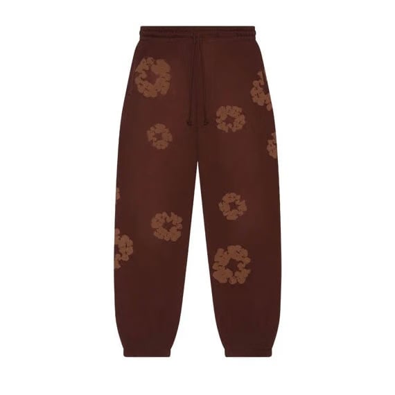 Denim Tears Mono Cotton Wreath Sweatpants Brown