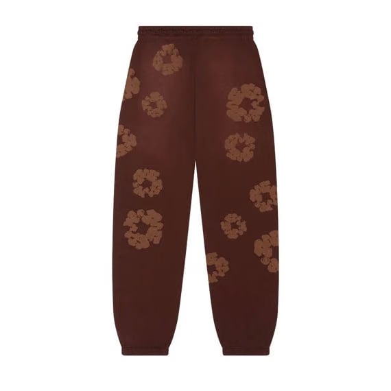 Denim Tears Mono Cotton Wreath Sweatpants Brown