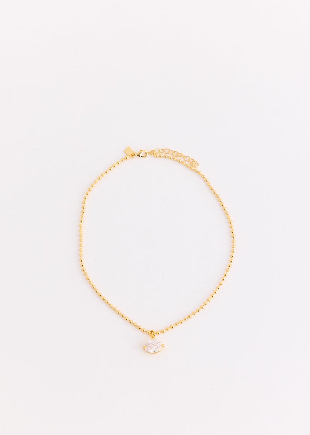 Crystal Haze City Night Oval Necklace