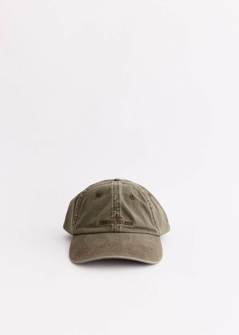 Stone Island Brushed Cotton Gabardine Cap