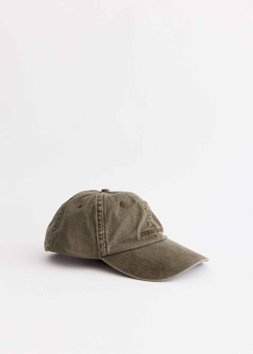 Stone Island Brushed Cotton Gabardine Cap
