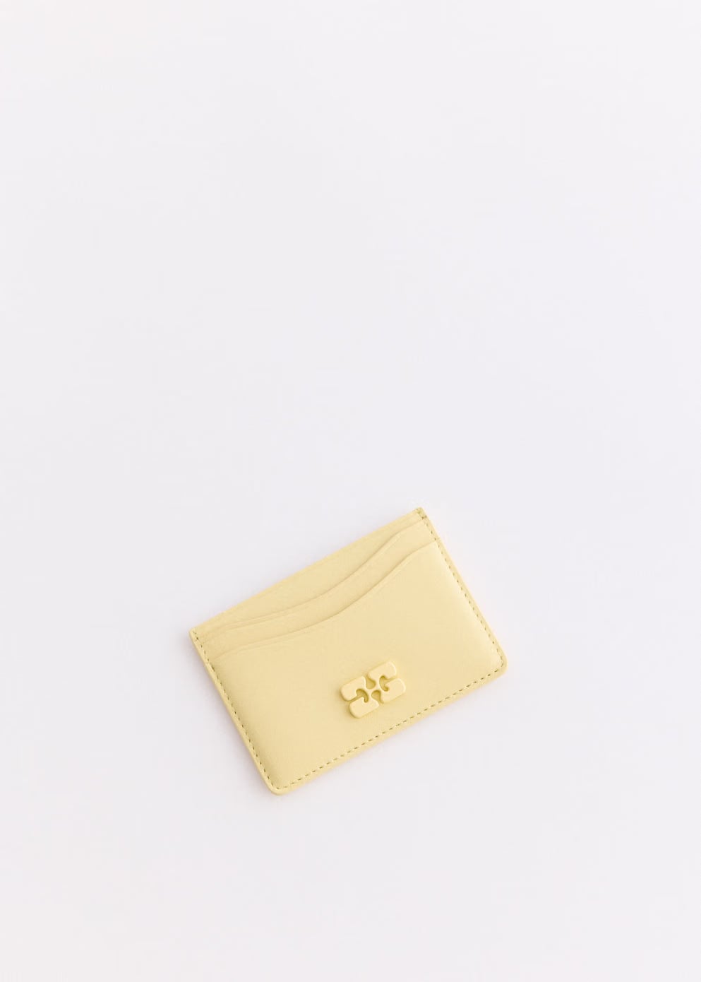 GANNI Bou Card Holder Butter