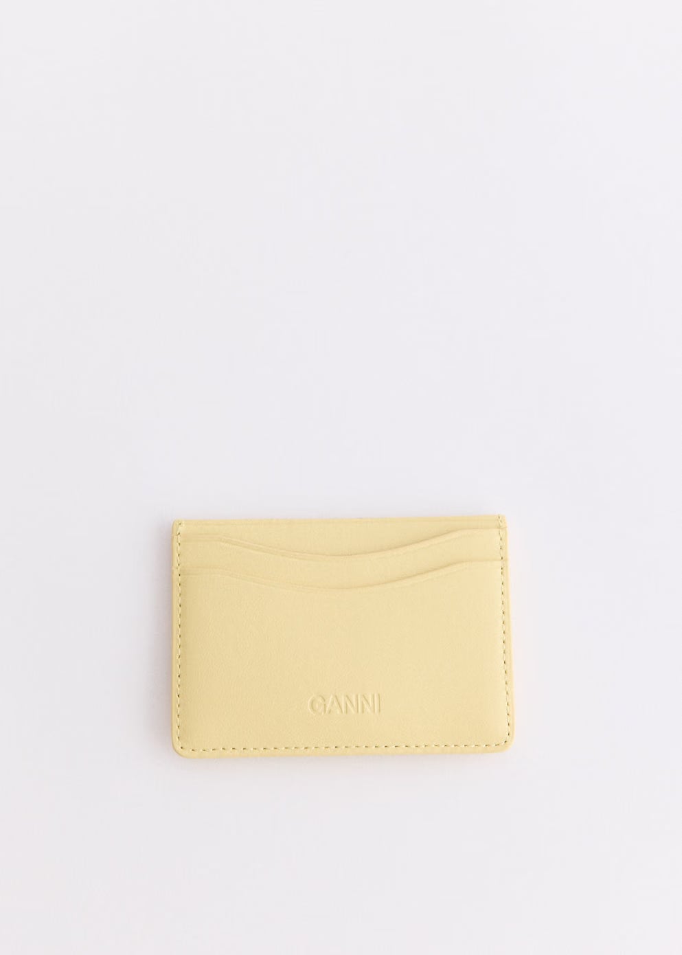 GANNI Bou Card Holder Butter