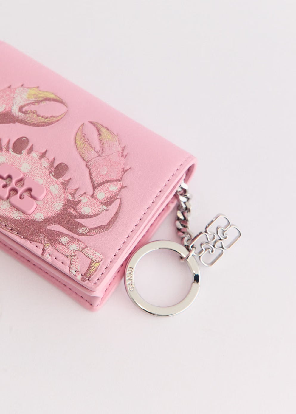 GANNI Bou Card Holder with Flap