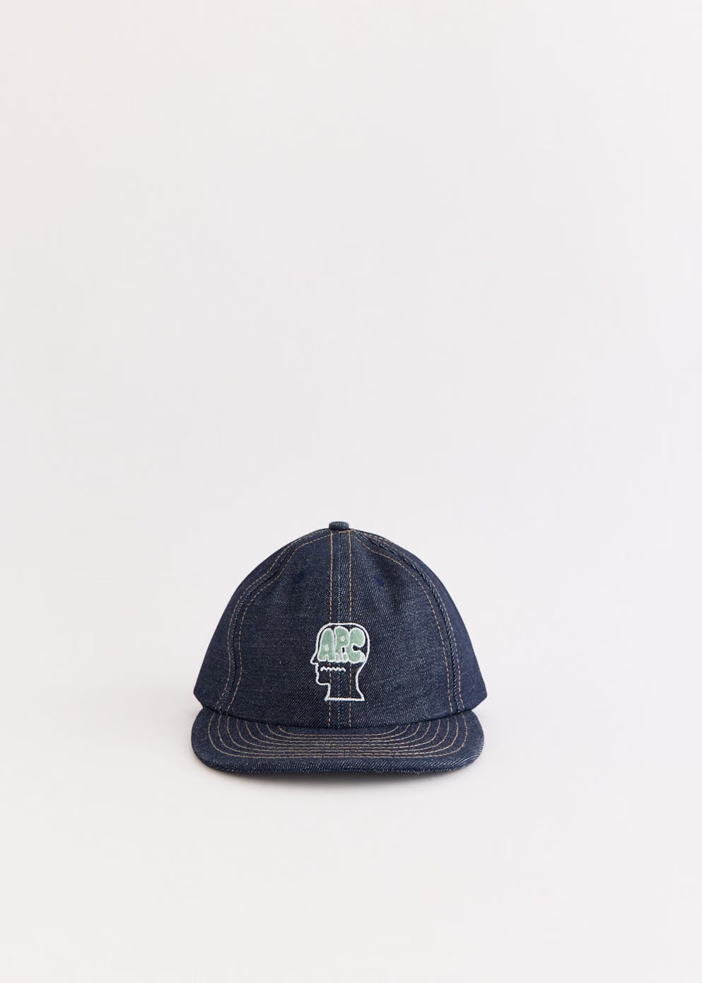 A.P.C. x Brain Dead Denim 6 Panel Hat