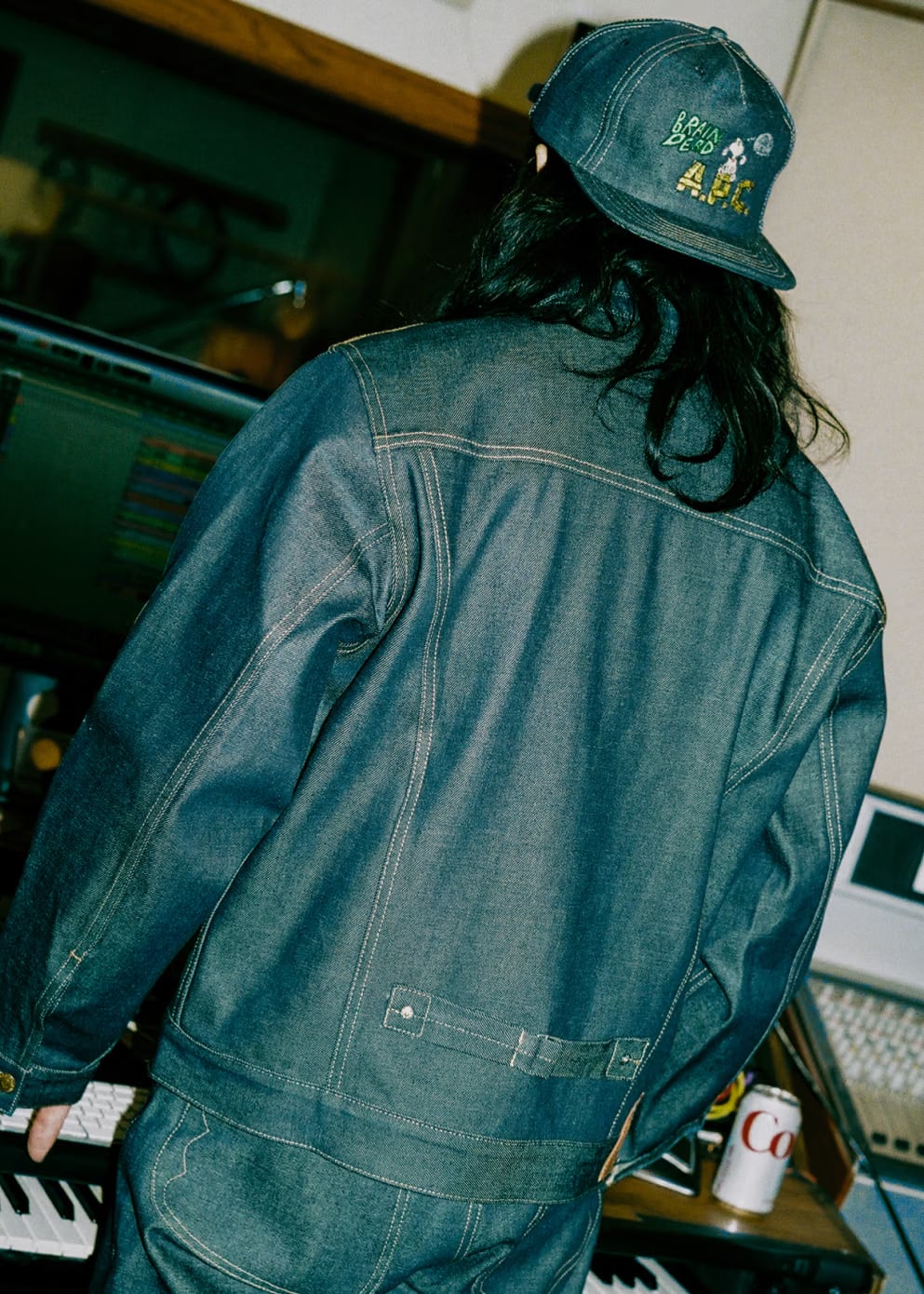 A.P.C. x Brain Dead 5 Panel Cap