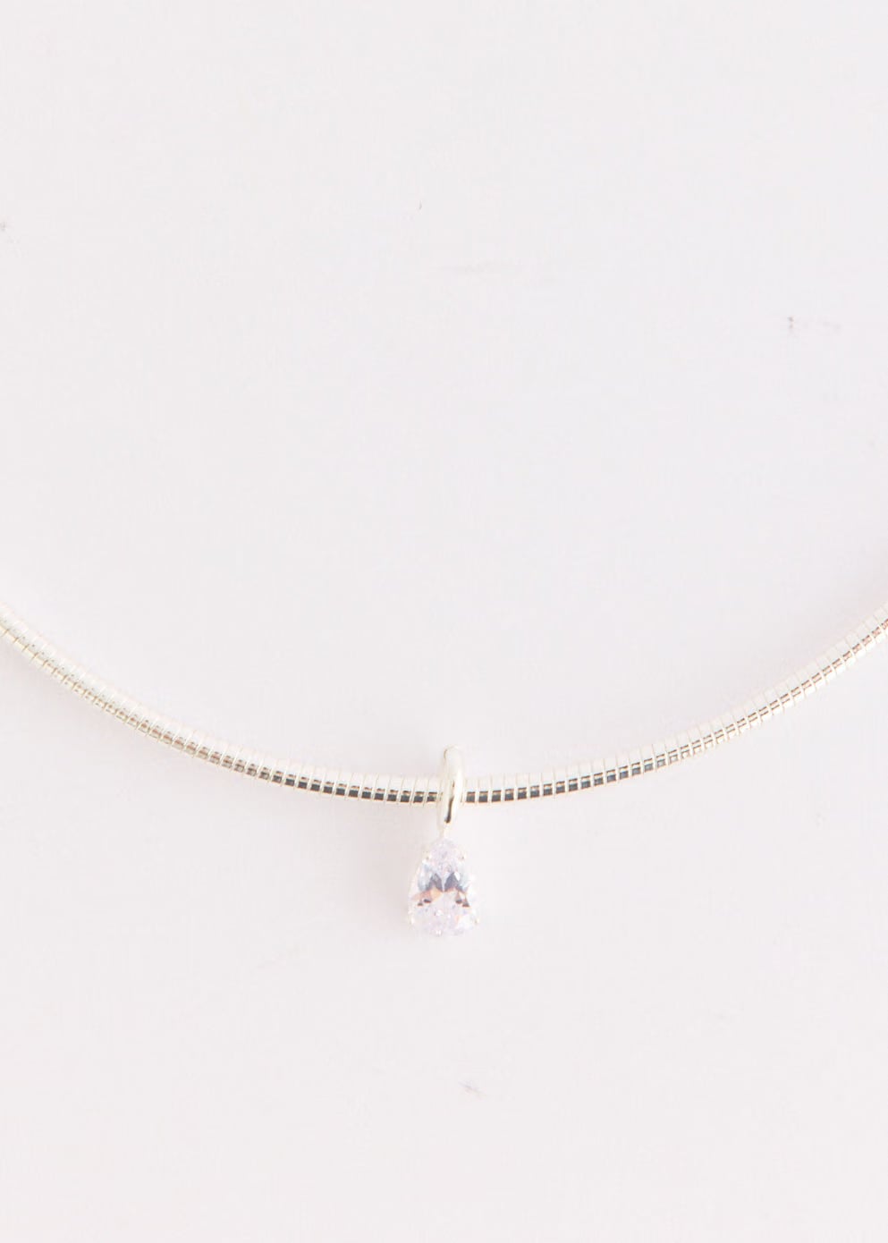 Crystal Haze Aura Bangle Necklace