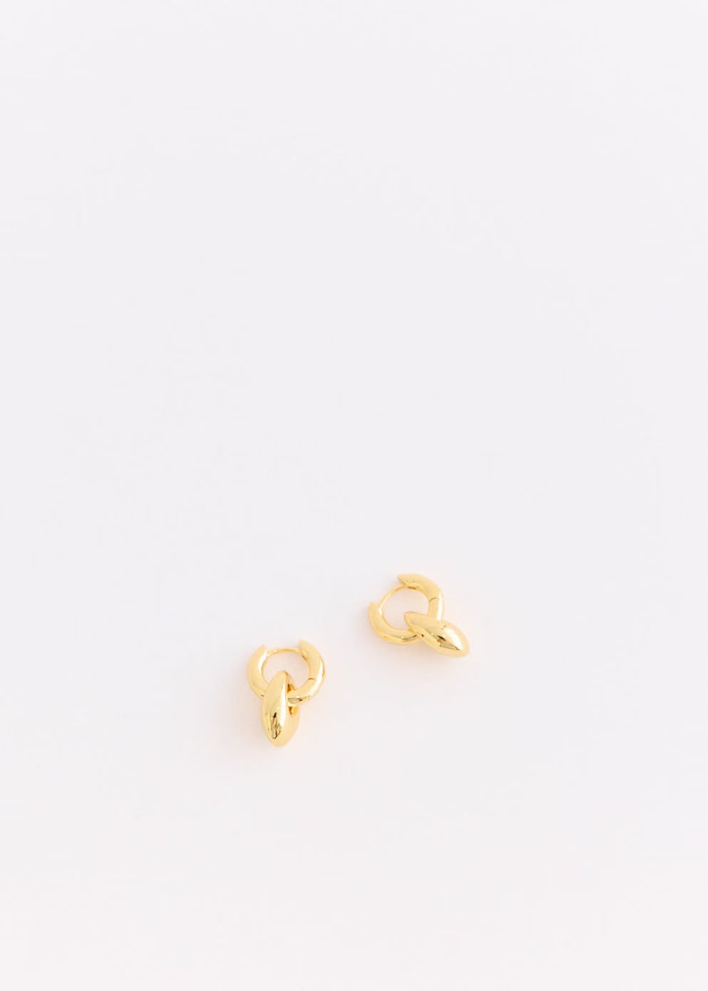 Anni Lu Petit Pebble Hoop Earrings