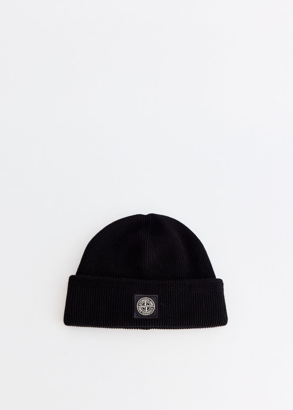 Stone Island Ribbed Soft Organic Cotton Beanie