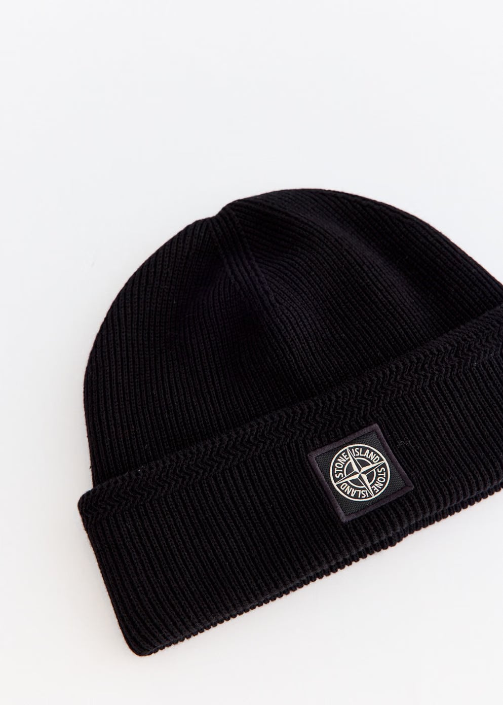 Stone Island Ribbed Soft Organic Cotton Beanie