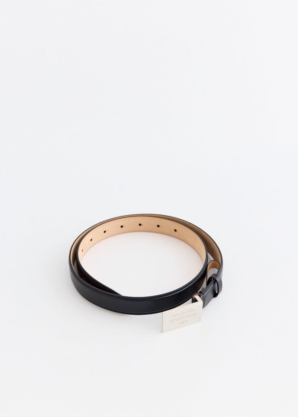 Acne Studios 1996 Logo Plaque Belt
