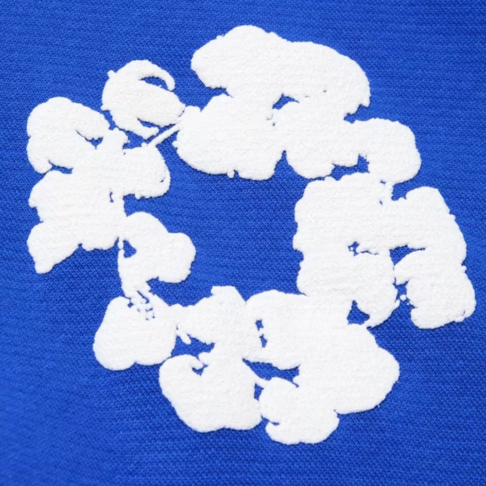Denim Tears The Cotton Wreath Hoodie Royal Blue