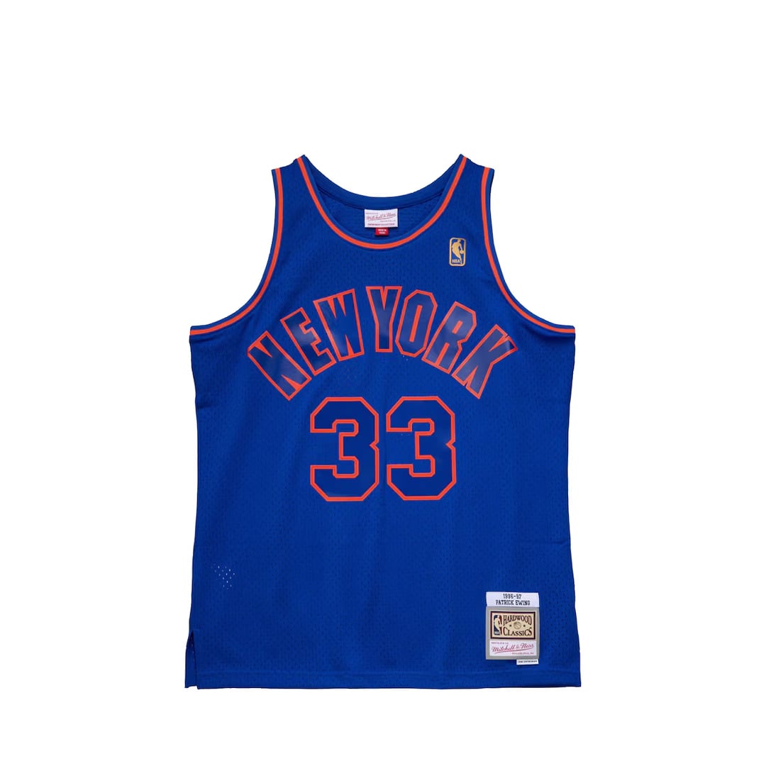 Mitchell & Ness PATRICK EWING KNICKS SWINGMAN JERSEY ROYAL BLUE