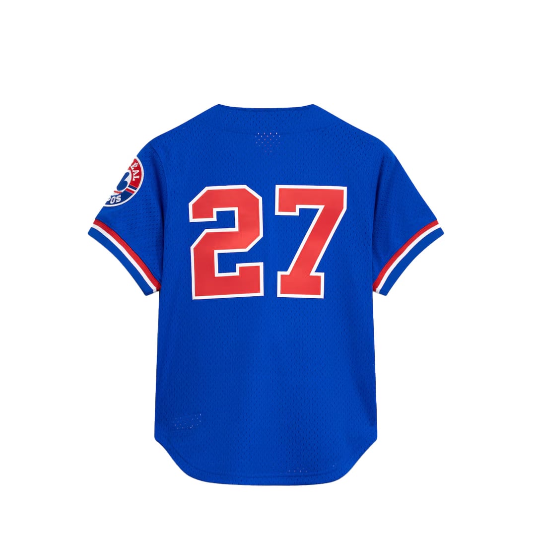 Mitchell & Ness MONTREAL EXPOS VLADIMIR GUERRERO BUTTON UP JERSEY ROYAL BLUE