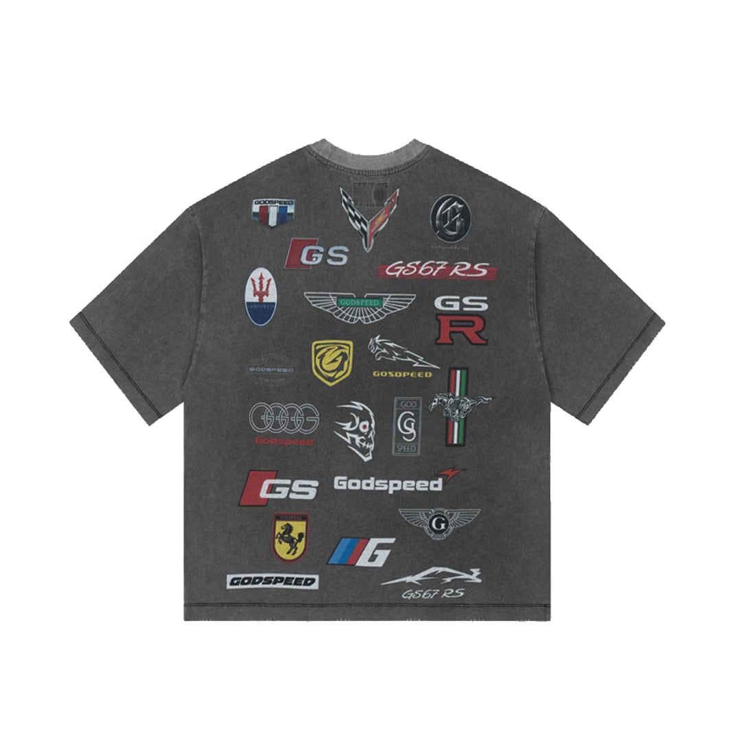 GODSPEED INSIGNIAS T-SHIRT GREY WASH