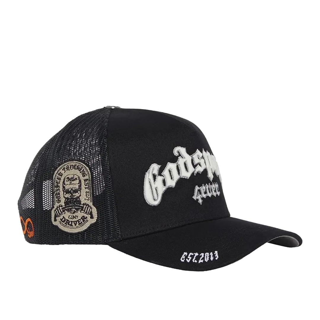 GODSPEED GS FOREVER TRUCKER HAT OG BLACK