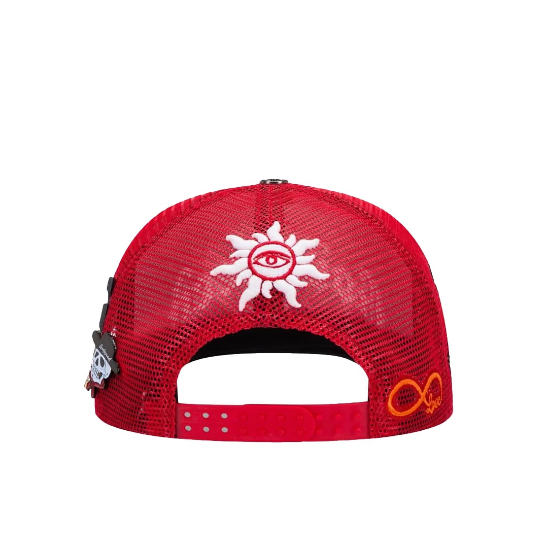 GODSPEED GS FOREVER TRUCKER HAT CHERRY