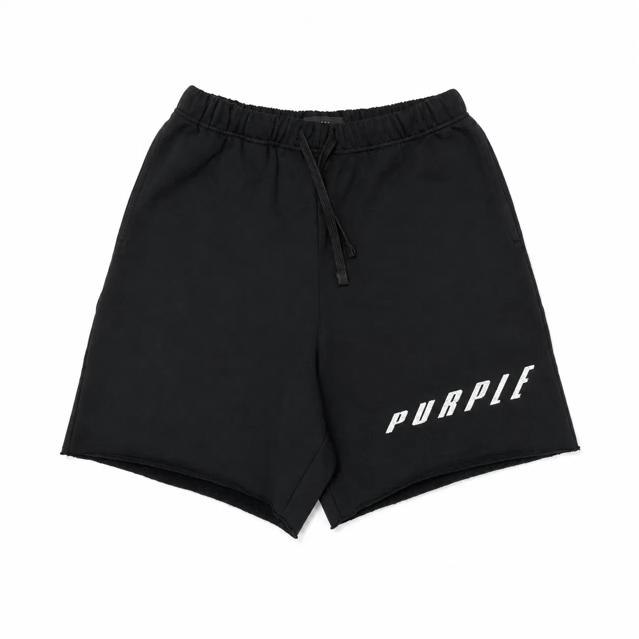 Purple Brand MIDWEIGHT FLEECE SHORTS BLACK