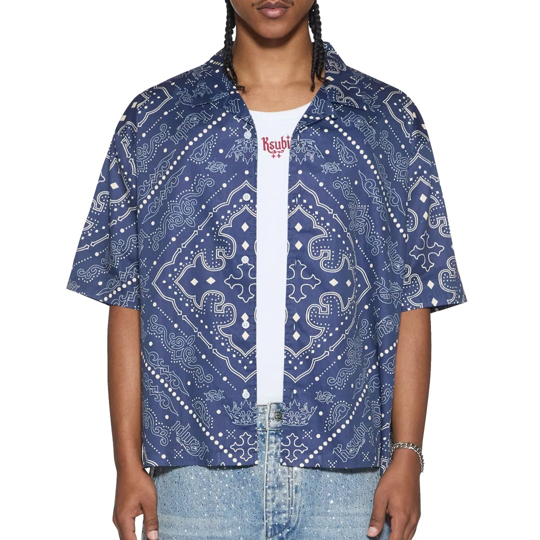 Ksubi PAISE DINER SS SHIRT DEEP NAVY