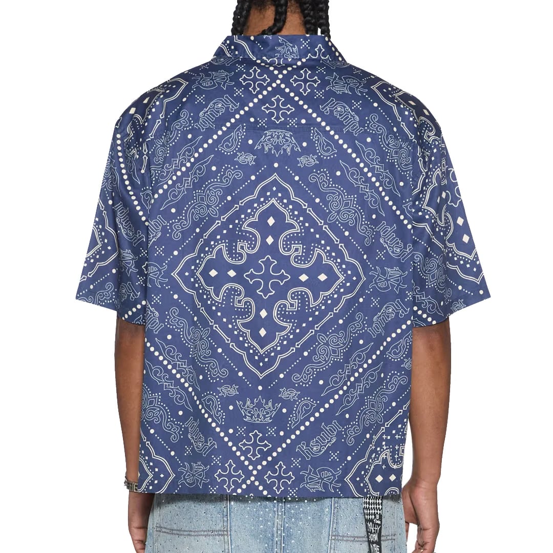 Ksubi PAISE DINER SS SHIRT DEEP NAVY