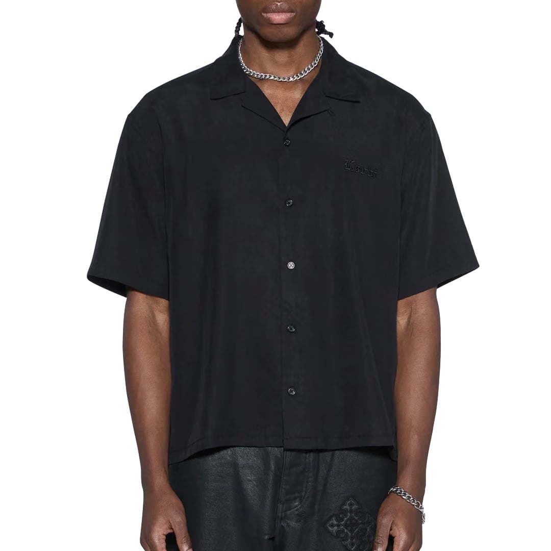 Ksubi END DINER SS SHIRT SATIN BLACK