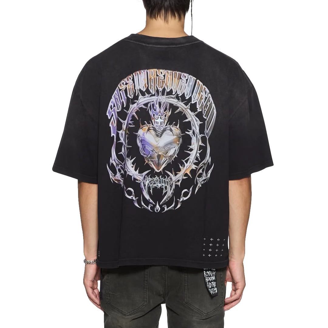 Ksubi ANGUISH HALEN SS TEE JET BLACK