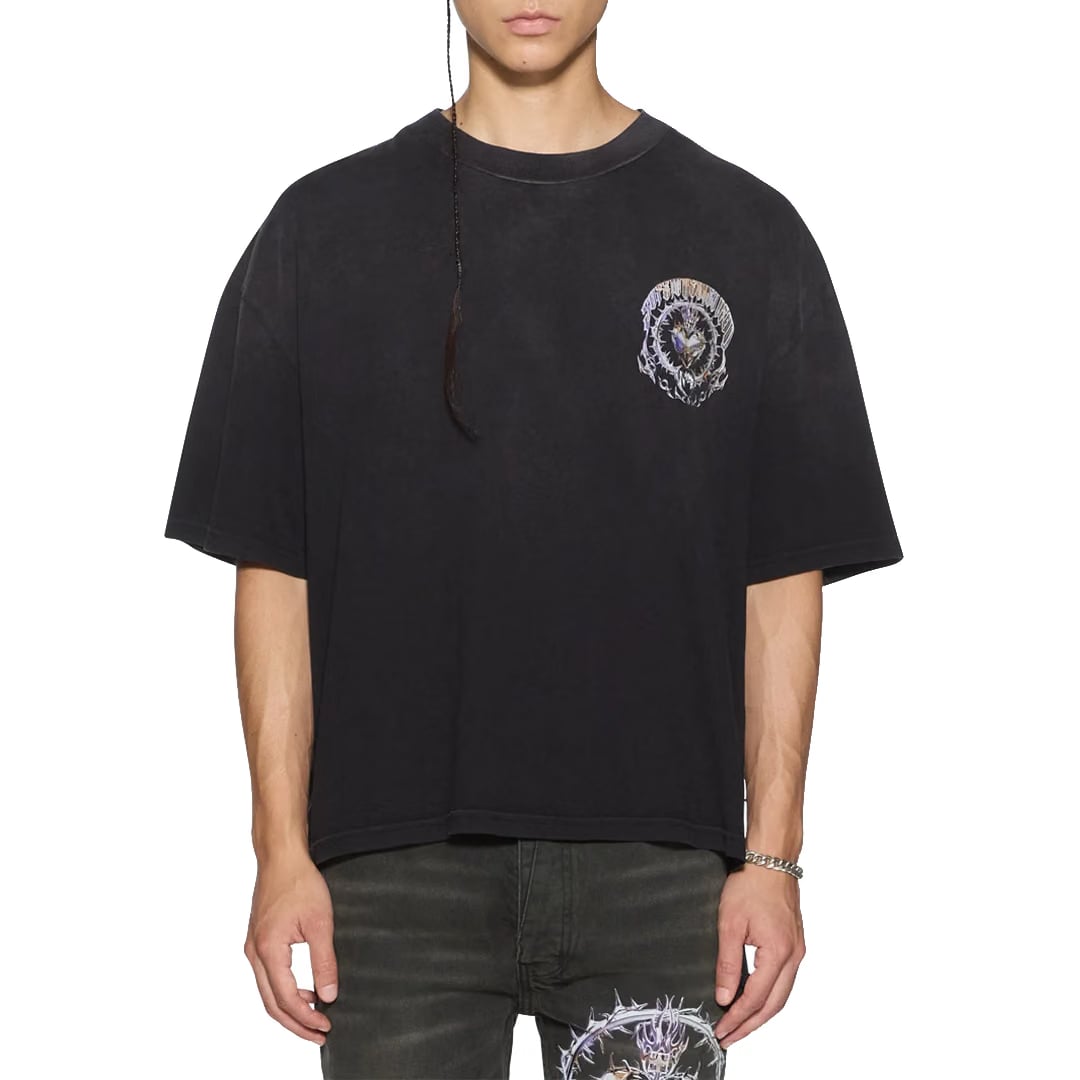 Ksubi ANGUISH HALEN SS TEE JET BLACK