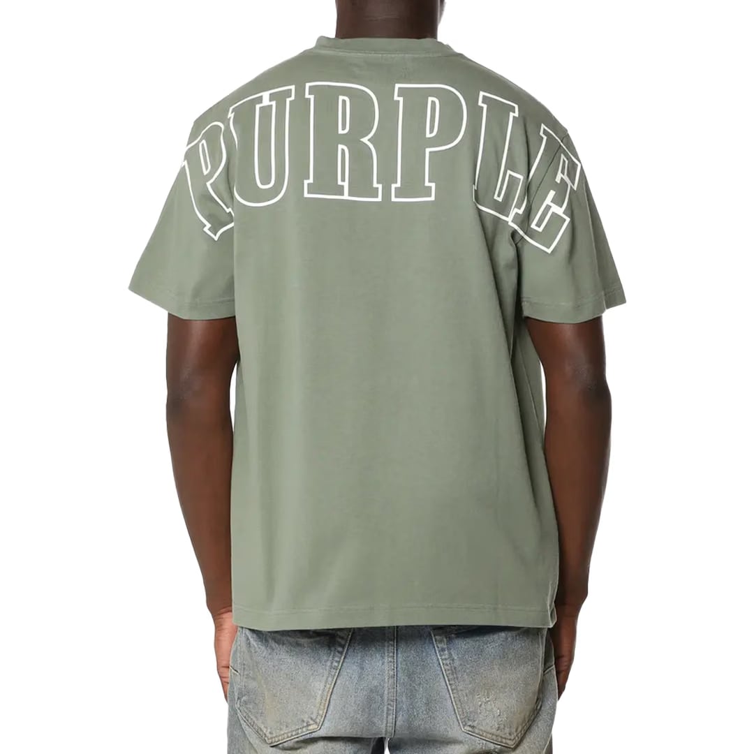 Purple Brand HEAVYWEIGHT SHORT SLEEVE JERSEY GREEN