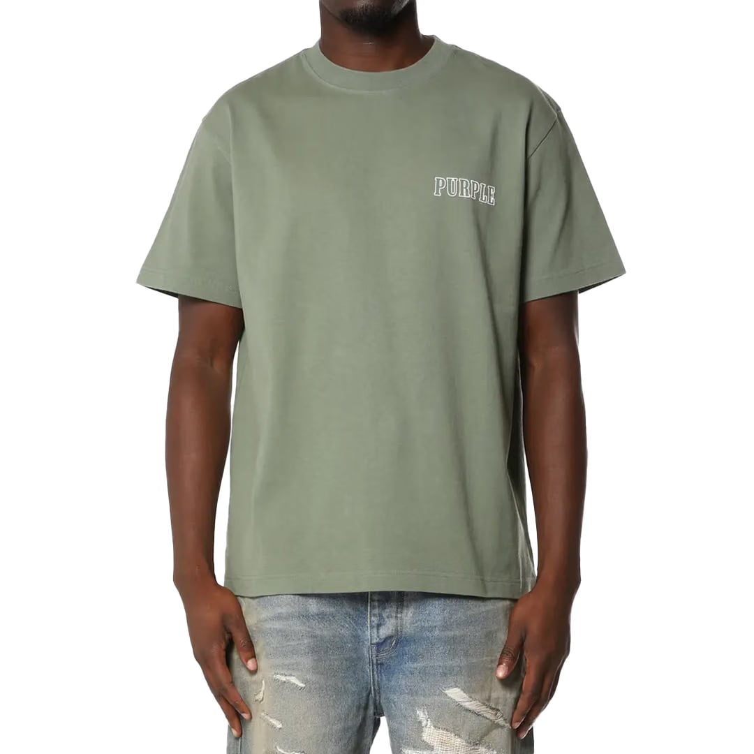 Purple Brand HEAVYWEIGHT SHORT SLEEVE JERSEY GREEN