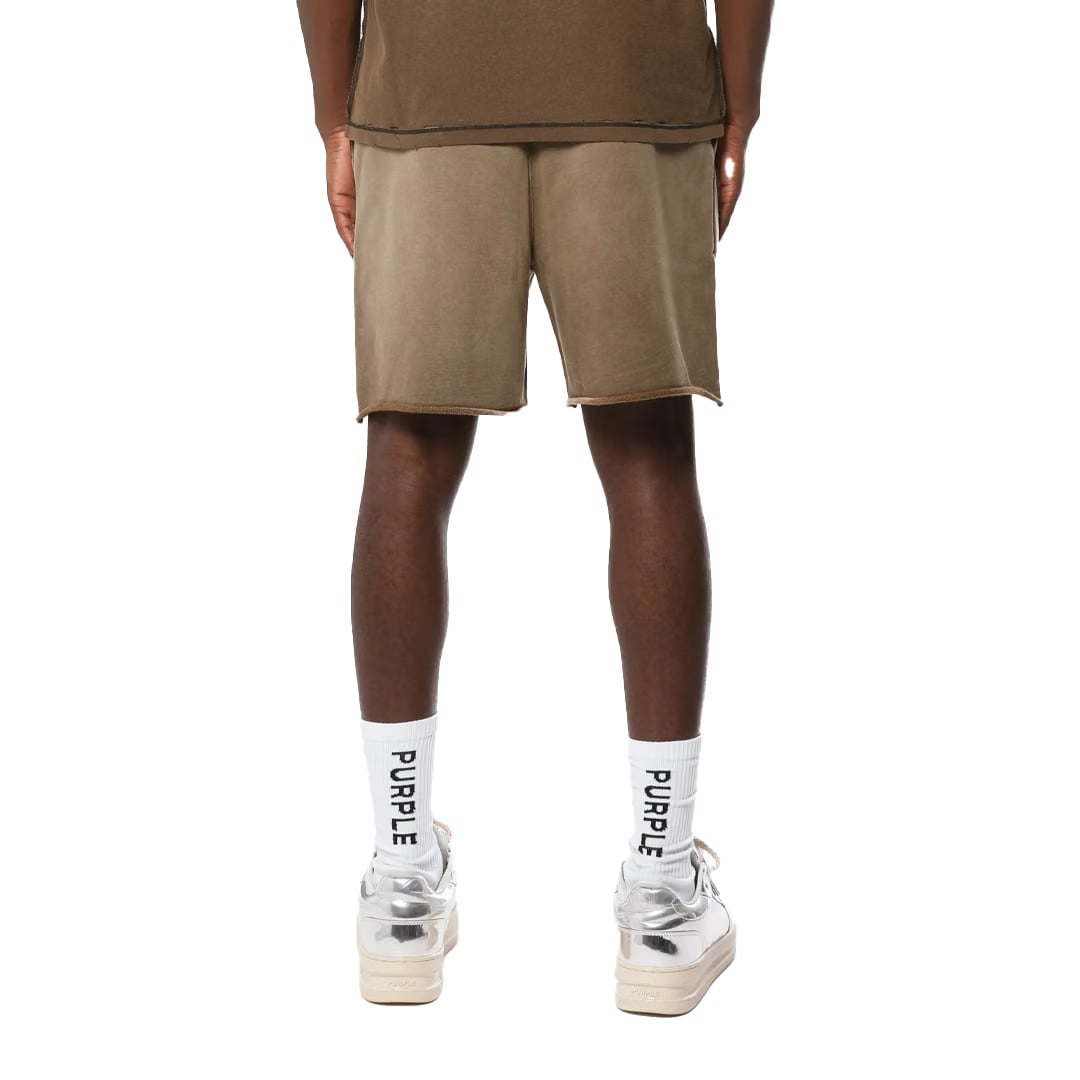 Purple Brand MIDWEIGHT FLEECE SHORTS OLIVE GREEN