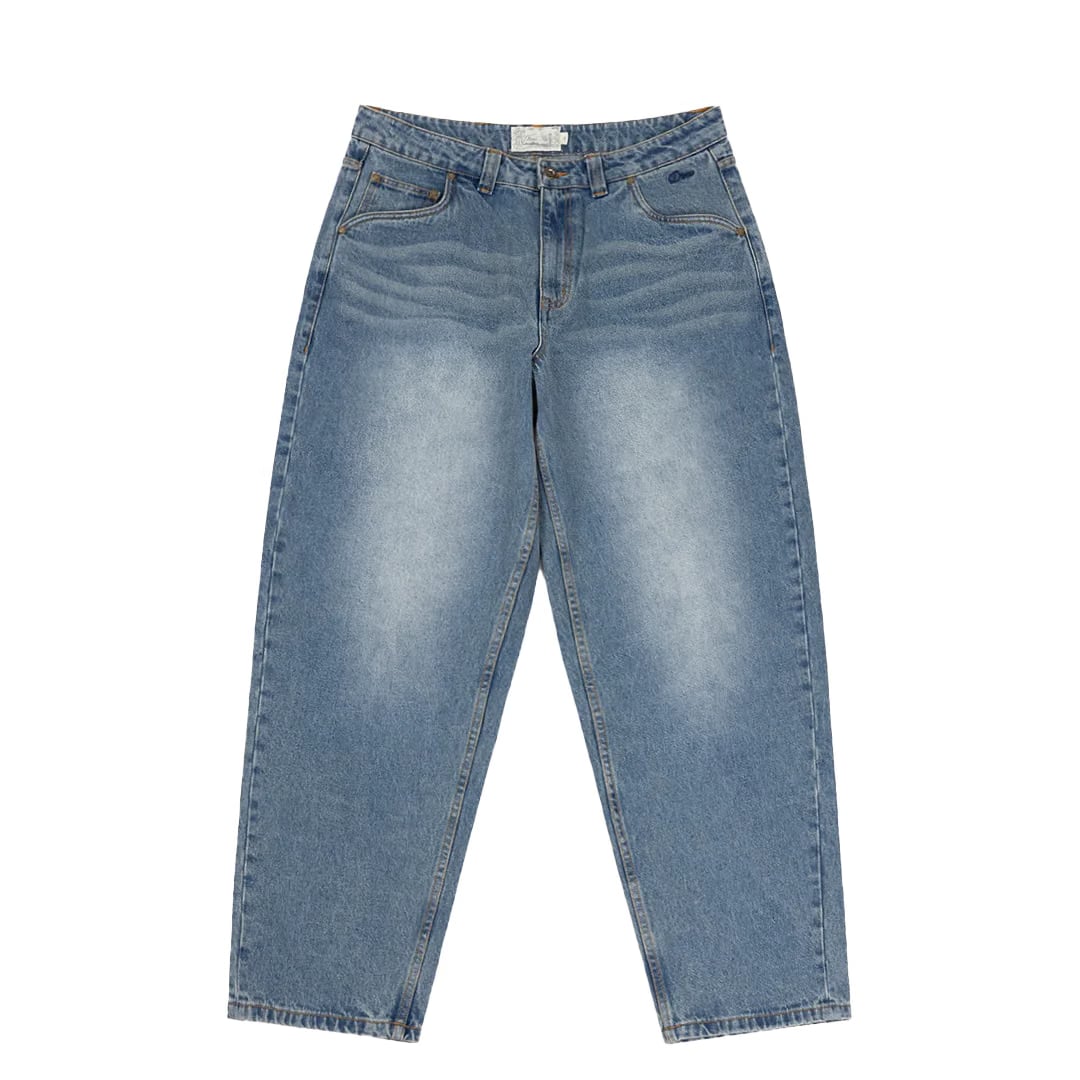 Dime BAGGY DENIM PANTS SANDBLASTED INDIGO