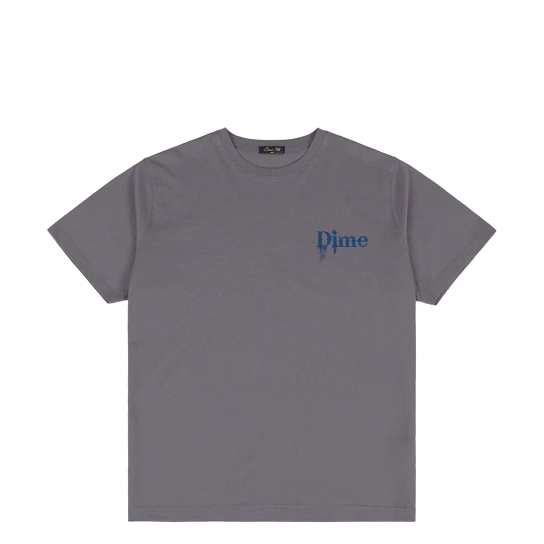 Dime CHALLENGED T-SHIRT CHARCOAL GRAPE
