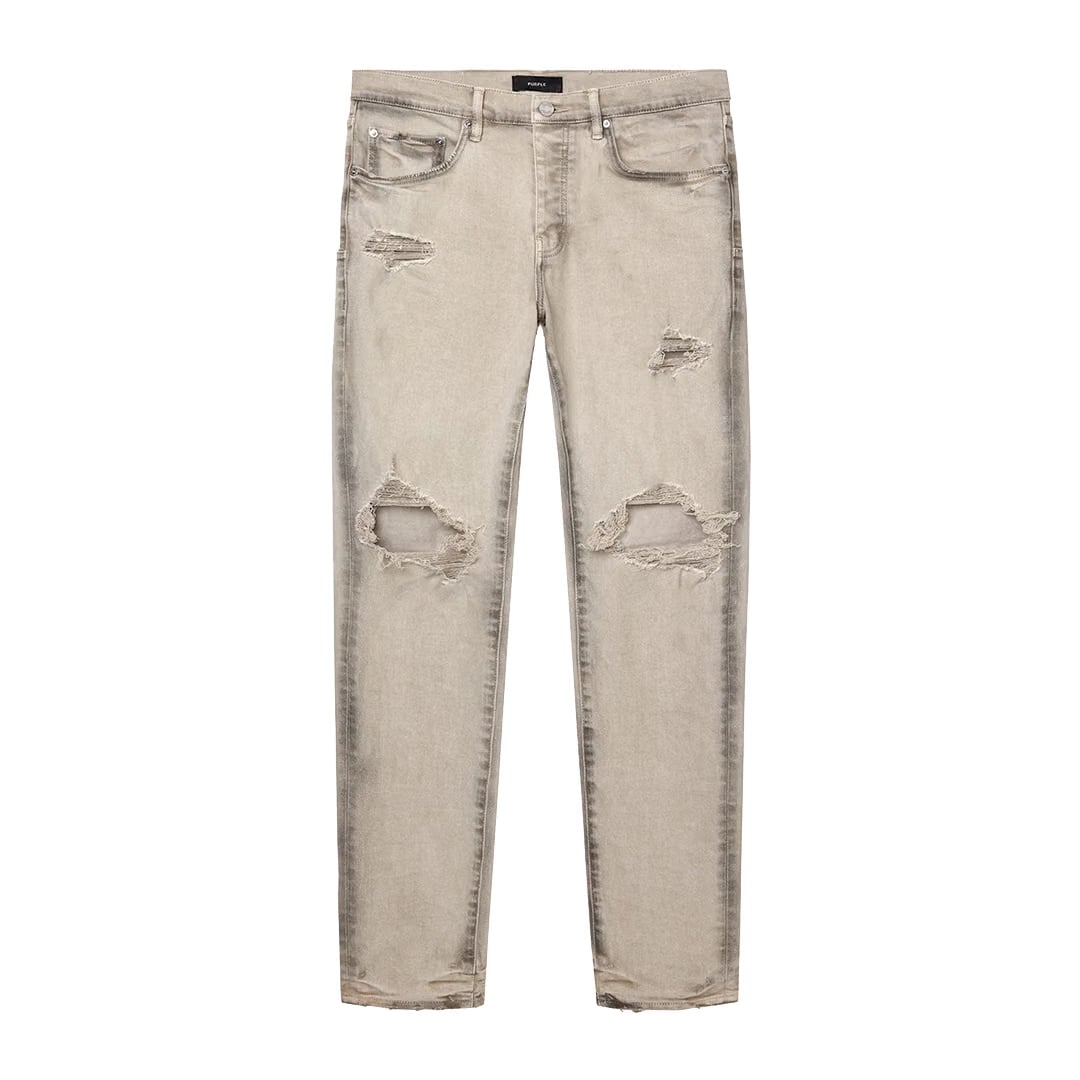 Purple Brand P001 SKINNY COATED SEAM JEANS TAN