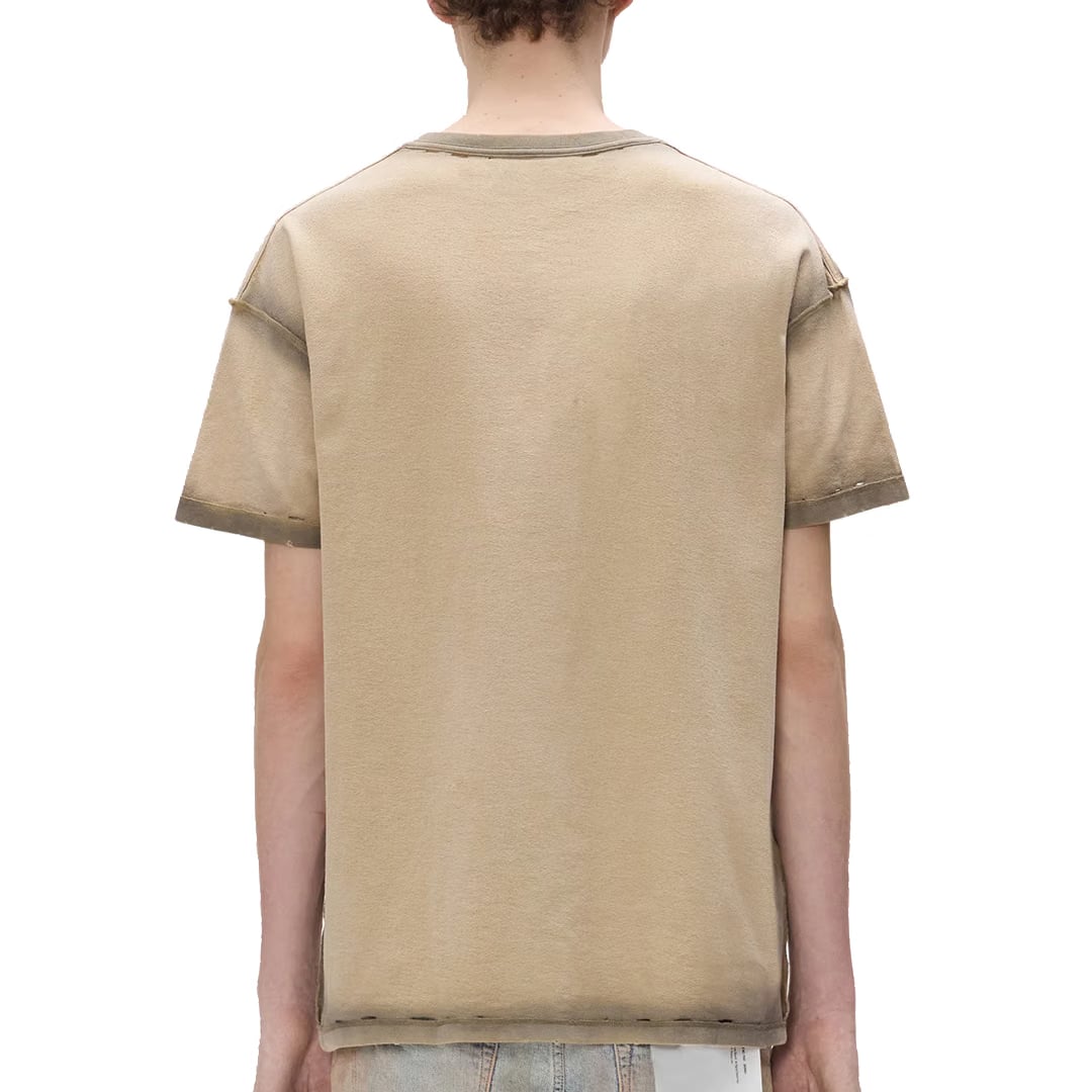 Purple Brand WORKING SCRIPT TEE KHAKI